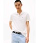 Tommy Jeans Slank poloshirt met wit logo