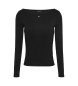 Tommy Jeans Long sleeve black T-shirt