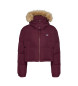 Tommy Jeans Alaska Faux manteau bordeaux