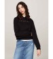 Tommy Jeans Sudadera Monotype negro