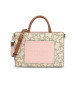 TOUS Borsa shopper media Amaya beige, rosa