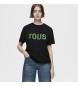 Tous Bear Faceted T-shirt M schwarz, grün