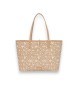 TOUS L. K Mini sac nacelle beige à double sens beige