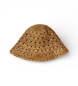 Twinset Brown crochet fisherman's style hat