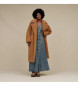 UGG Gertrude Long Teddy Coat brown