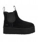 UGG Leather boots W Neumel Platform Chelsea black -Platform height 5cm