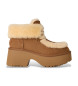 UGG Botines de piel Honour marrón