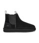 UGG Neumel Chelsea Leather Ankle Boots noir