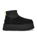 UGG Classic Mini Dipper Leather Booties black