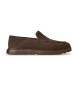 UGG Dark brown Shep leather moccasins