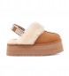 UGG Lederschuhe W Funkette braun