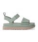 UGG Sandalias de piel Goldenstar aguamarina