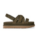 UGG Sandales en cuir Goldenstar Gleam vert olive