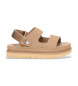 UGG Sandales en cuir beige Goldenstar Glide