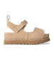 UGG Goldenstar Hi beige leather sandals