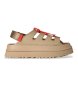 UGG GoldenGlow Toggle Sandales marron