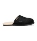 UGG Schuhe aus schwarzem Leder Scuff