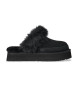 UGG Zapatillas de Piel Disquette Chalet negro