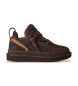 UGG Lowmel sneakers i mörkbrunt skinn