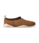 UGG Braune Tasman Flex Hausschuhe aus Leder
