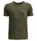 Under Armour Koszulka z krótkim rękawem UA Sportstyle Left Chest ciemnozielona