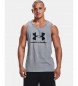 Under Armour T-Shirt sans manches UA Sportstyle Logo Gris