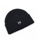 Under Armour Gorro preto raso com pregas