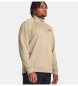 Under Armour Felpa con zip a ¼ in pile color armatura beige