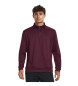 Under Armour Fleece sweatshirt med dragkedja rdbrun