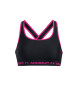 Under Armour Medium Support Cross Back Sport-BH schwarz