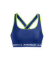 Under Armour Medium support sports bra cross back blue