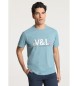 Victorio & Lucchino, V&L Basic Kurzarm-Grafik V&L Blätter T-shirt grün