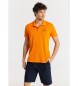 Victorio & Lucchino, V&L Basic short sleeve polo shirt with hidden buttons