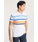 Victorio & Lucchino, V&L V&LUCCHINO - Short sleeve polo shirt with white chest stripes