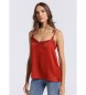 Victorio & Lucchino, V&L Red strapless lingerie top