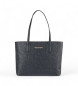 Valentino Pansy Shopper bag black