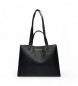 Valentino Basic Shopper Tasche schwarz