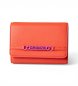 Valentino Orange logo coin purse