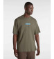 Vans T-shirt Retro V vert