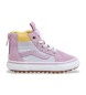 Vans Sneakers MTE Sk8-Hi con cerniera lilla, bianche