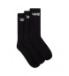 Vans Set de tres calcetines Classic Crew negro