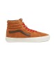 Vans SK8-Hi oranžne usnjene superge