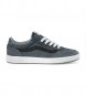 Vans Cruze Too grey blue leather trainers