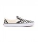 Vans CHECKERBOARD CLASSIC SLIP-ON SKOES hvid, sort