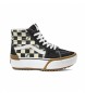 Vans Checkerboard Sk8-Hi Stacked Sneakers Schwarz