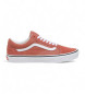 Vans Sapatilhas Old Skool em pele laranja