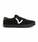 Vans Sapatilhas de couro Sport Low pretas