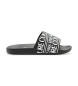 Versace Jeans Couture Chanclas logotipo empeine negro