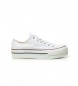 Victoria Zapatillas estilo basket blanco -Altura plataforma: 4 cm-