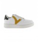 Victoria Trainers 1258201 blanc, moutarde
